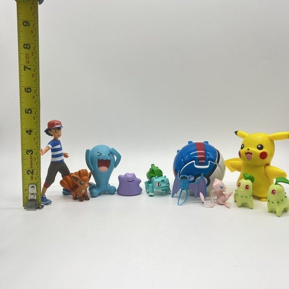 Wicked Cool Toys Pokémon Lot‎ Pikachu Ash Dido Wobbuffet Vulpix More Figures Toy - Picture 2 of 5